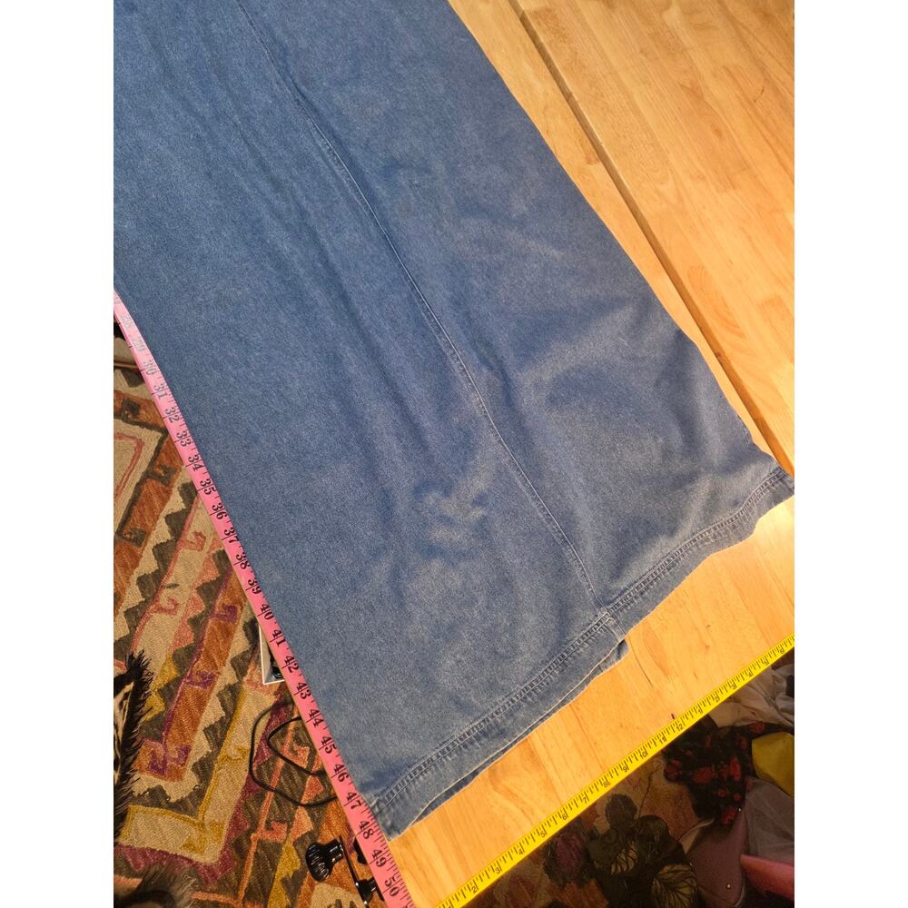 Gap Warehouse 100% cotton denim halter dress MIDI size 10 - Picture 8 of 8